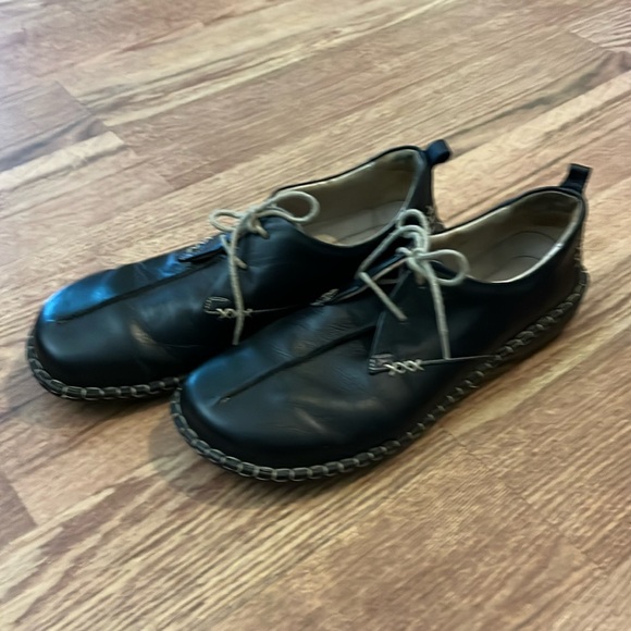 Josef Seibel Women’s Lindsey Oxford Black Leather Shoes Size 39 - Picture 9 of 15